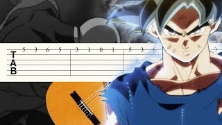 Video thumbnail of "Ultra Instinct (Clash Of Gods) Dragon Ball Super - Guitarra Tutorial"