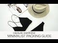 Minimalist packing guide - 1 week vacation in the sun!
