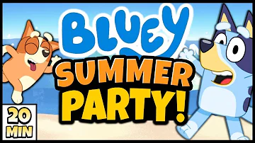 Bluey Brain Break Party | Freeze Dance & Chase | Just Dance | Danny Go Noodle | Bluey Fun