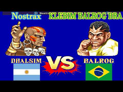 Street Fighter II': Champion Edition - Nostrax vs KLEBIM BALROG BRA FT5 x3