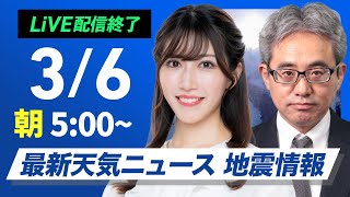 ウェザーニュースの配信のサムネイル画像