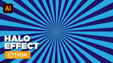 How To Draw Halo Effect with Adobe Illustrator Tutorial | Ahoo