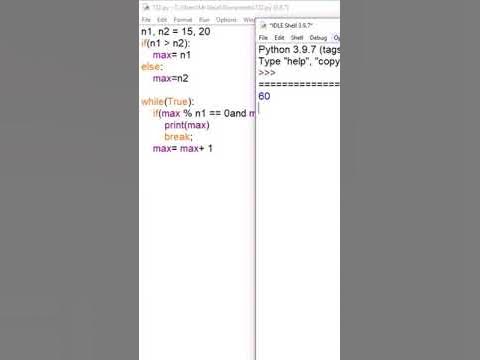 Program to Find LCM of Two Number || Program To Calculate LCM Of Two ...
