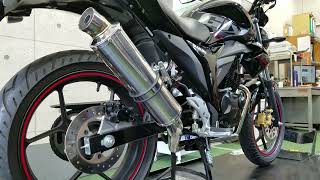 バイク ビームスフルエキマフラージクサー150後期用