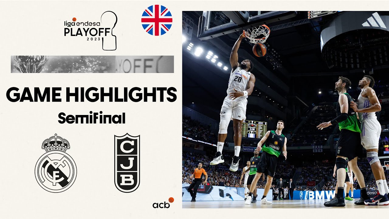 Real Madrid - Joventut Badalona (90-73) GAME HIGHLIGHTS | Playoff Liga ...