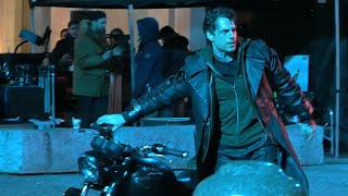 Henry Cavill Limping On Highlander Set Filming In London