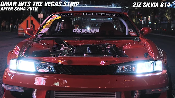 2JZ swap x Nissan Silvia S14 on the Vegas Strip