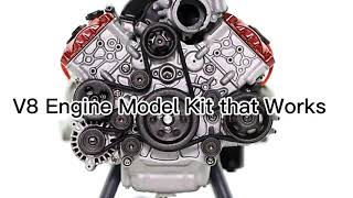 FUNT V8 - Kit de modelo de motor, mini MAD RC dinámico de metal, motor de  combustión interna, montaje de bricolaje, juguete de física para AX90104  SCX10â… Capra VS4-10 Pro /Ultra Model Car - Versión : Juguetes y Juegos 