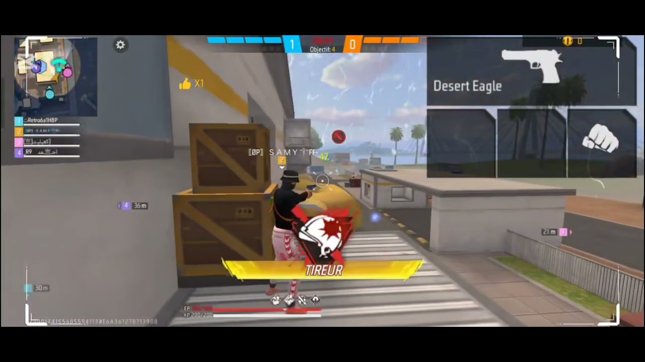 One tap free fire 1000 views حساسية