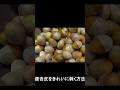 銀杏をきれいに剥く方法#shorts #ぎんなん #ばん飯