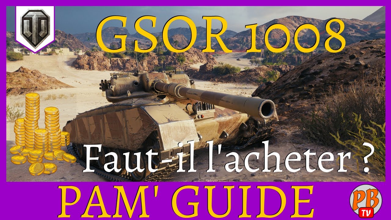 [WoT FR] GUIDE GSOR 1008 - REVUE DU PREMIUM T8 ANGLAIS - WORLD OF TANKS ...