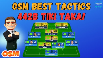 OSM BEST TACTICS 2024: 442B TIKI TAKA 🔥