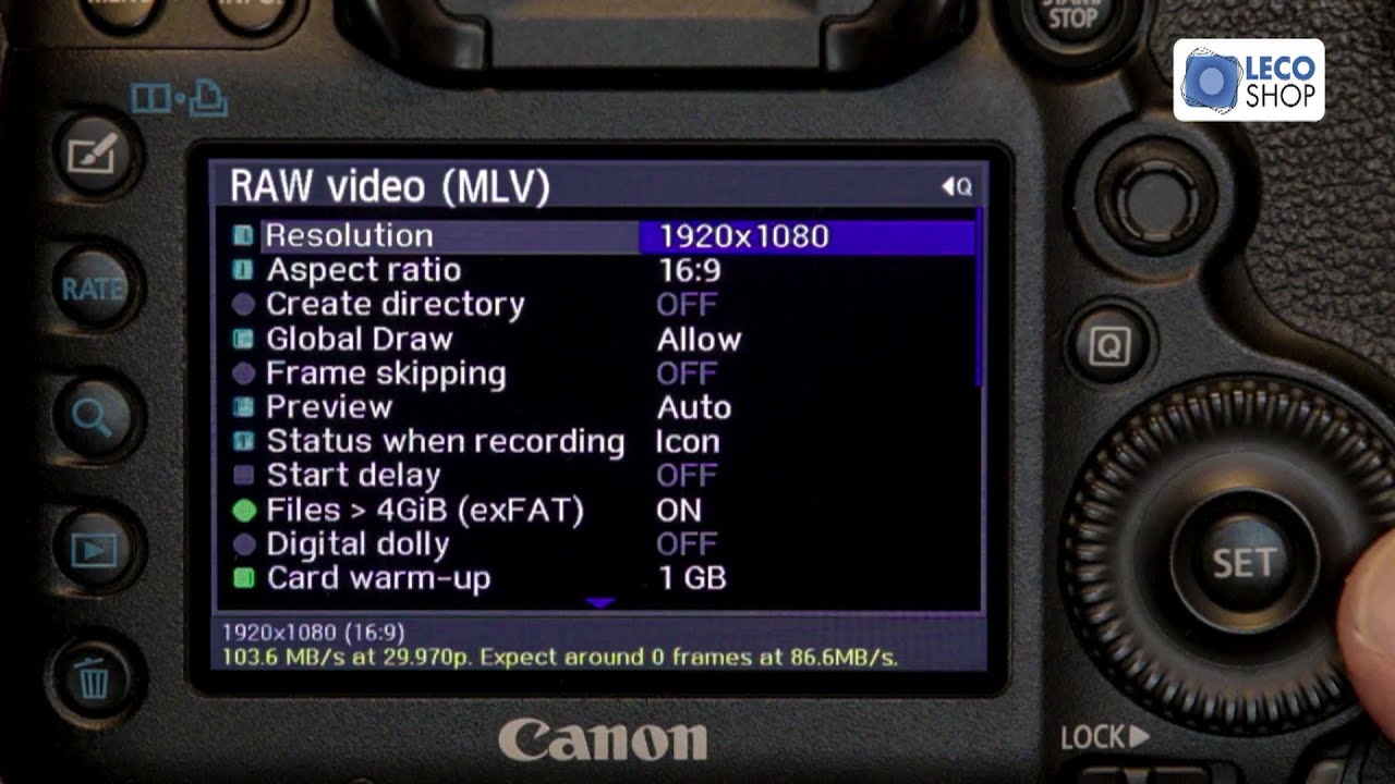 Tutorial Como Filmar em RAW Vídeo MLV com Magic Lantern