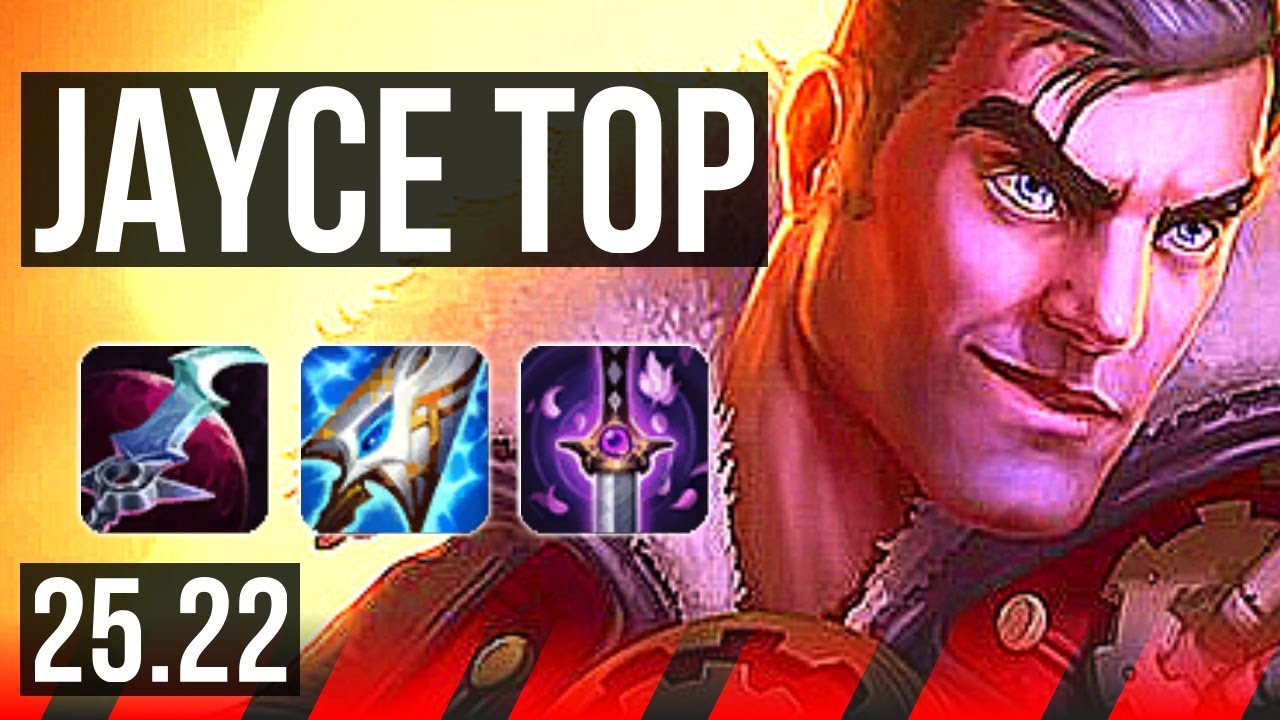 JAYCE vs JAX (TOP) | 11 solo kills, Legendary | KR Master | 25.22