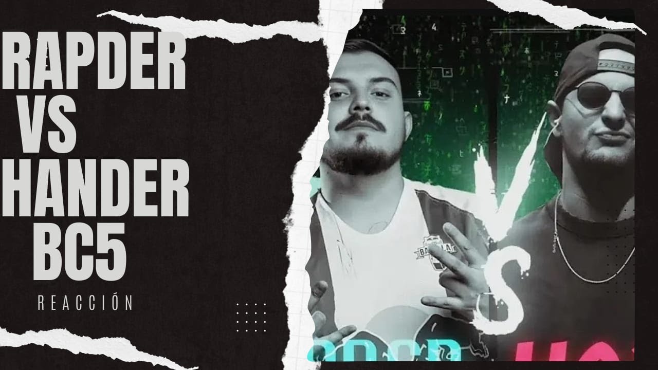 Hander Rapero RAPDER vs HANDER (reaccion) / se las escribí a Hander? - YouTube