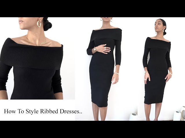what does ribbed dress mean How to Wear a Ribbed Midi Tank Dress