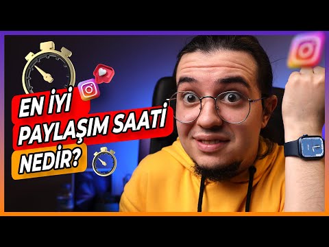 INSTAGRAM'DA EN İYİ PAYLAŞIM SAATİ NEDİR? (İnstagram Hesap Geliştirme - 2022)