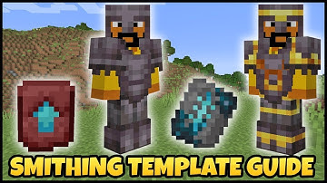 Minecraft SMITHING TEMPLATE Guide ✅ 2025 | How to Use and Find Smithing Templates!!