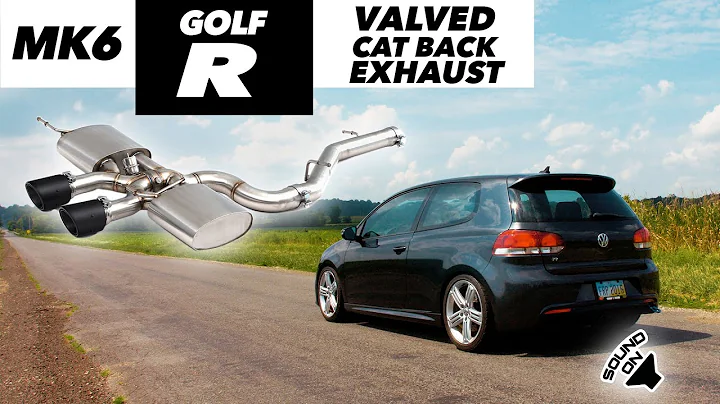 VW MK6 Golf R Valved Cat Back Exhaust | ECS Tuning