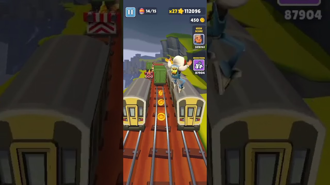 Subway surfers in youtube share in hindi frame 