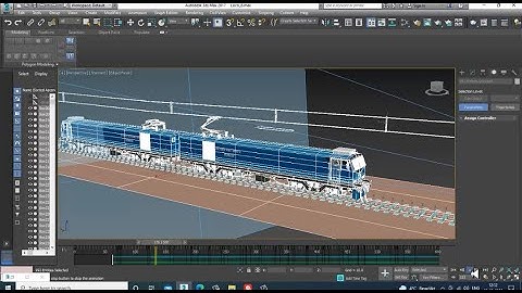 3DsMax Tutorials, Learn from Scratch Tutorial on Animating a WAG12 Locomotive in 3dsmax (Part 21)