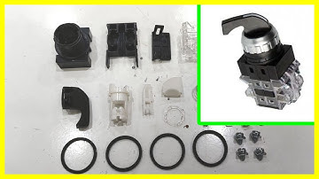 Inside Selector switch Hanyoung Nux CRSL - Cấu tạo công tắc xoay Hanyoung