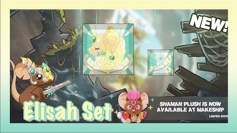 Transformice: Permanent Elisah Set, TFM Plushie, & Giveaway #53!