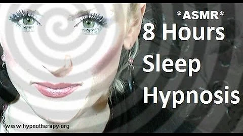 8 Hours Hypnosis for sleep with Corinne; ASMR  Blo...