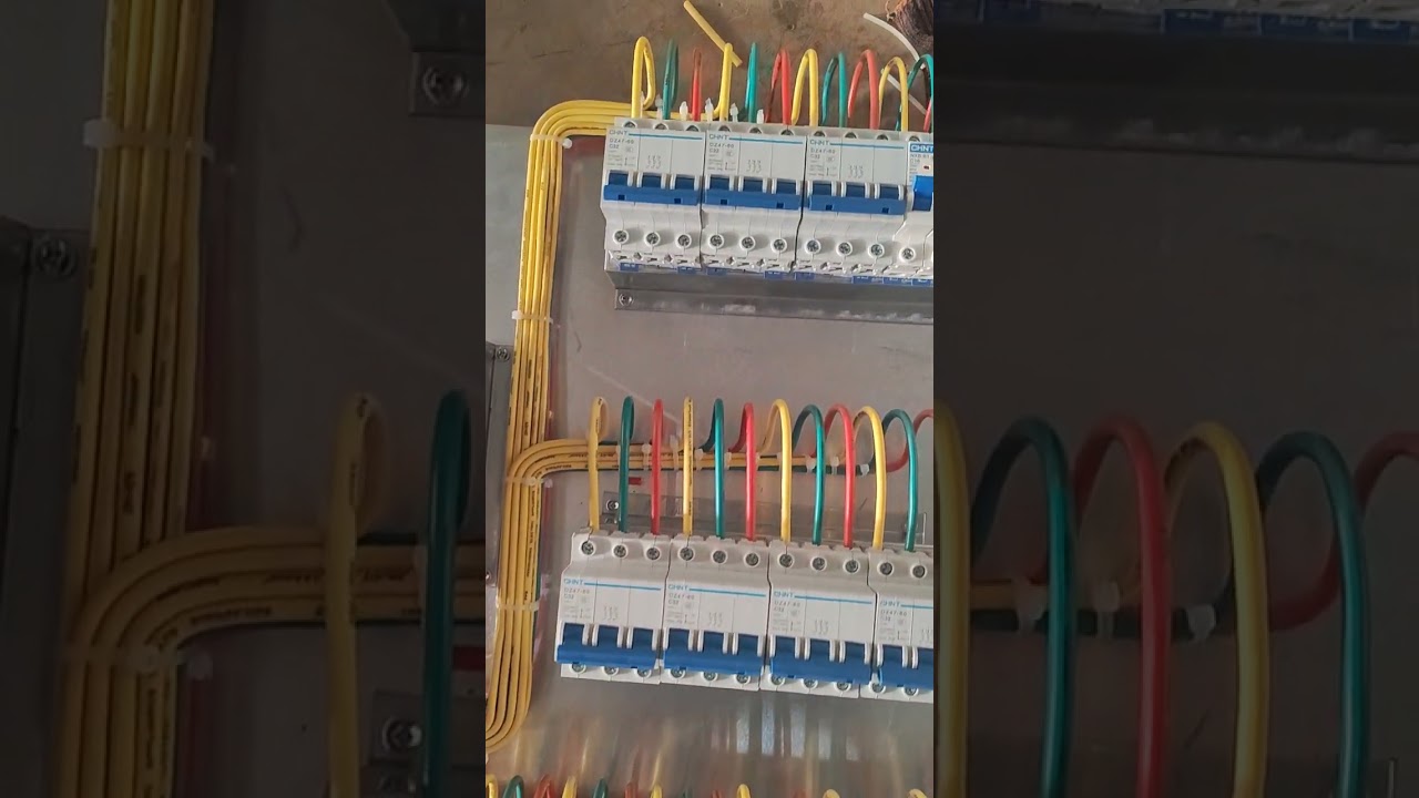 3P 250A DB Panel wiring setup