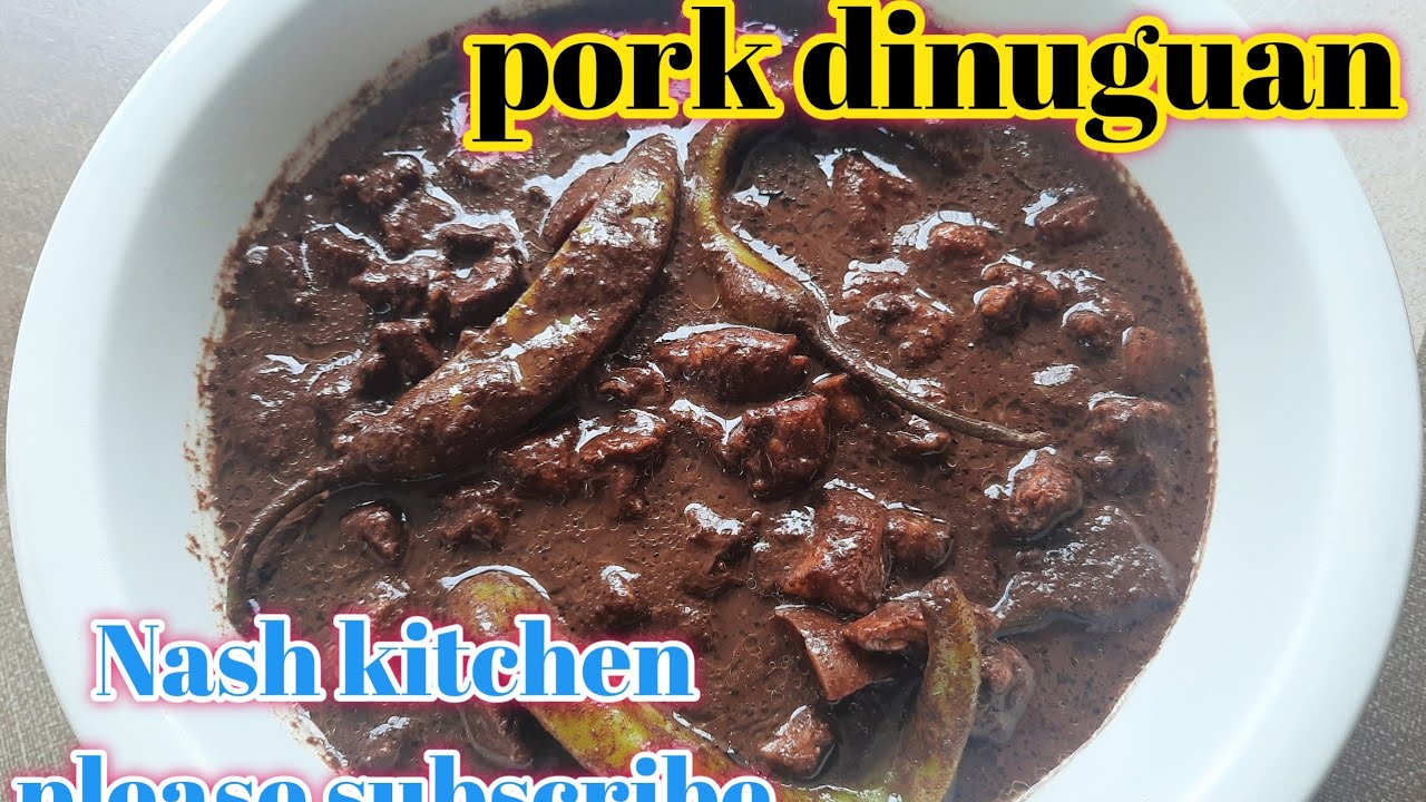 pork dinuguaneasy dinuguan recipe YouTube