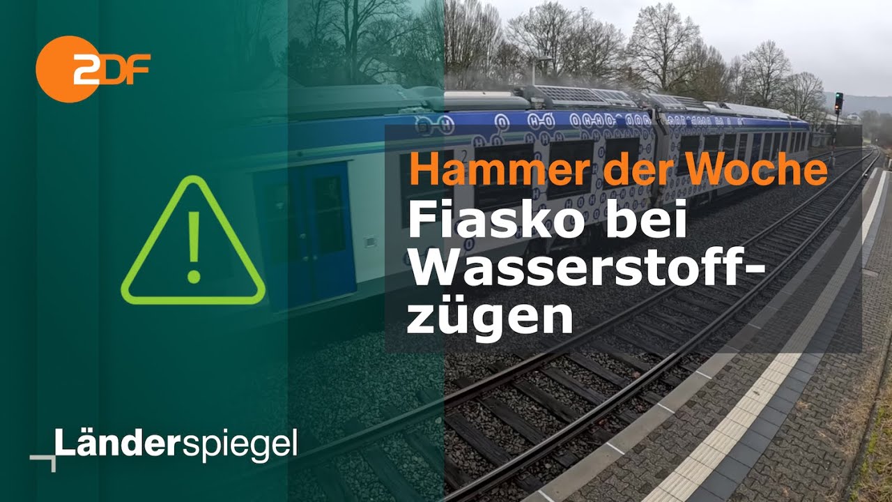 Pannenserie bei Wasserstoffzügen | Hammer der Woche vom 15.02.2025 | ZDF
