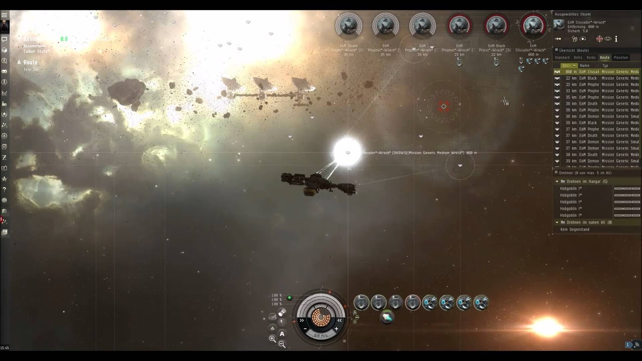 eve online salvage with noctis YouTube