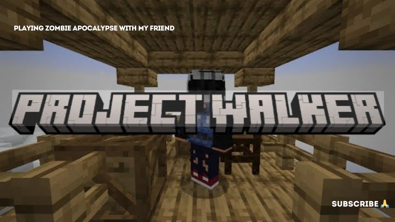 Surviving 5 days in zombie apocalypse with my friend in Minecraft 