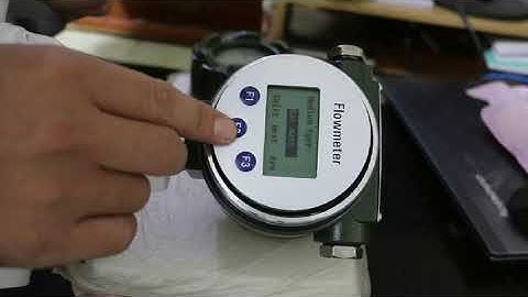 Basic Operation of LUZX Vortex Flow Meter