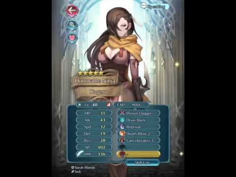 Fire Emblem Heroes - Kagero Voices in English and Japanese