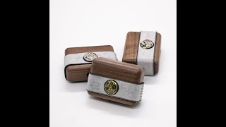 Handmade Leather Wood AirPods Pro Case with Watch Movement Custom Leather AirPods Pro Case