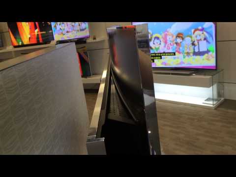 삼성전자의 벤더블 UHD TV 'UN78S9B'