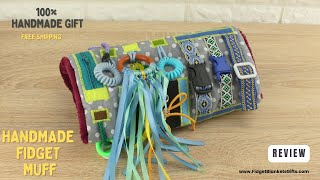 Unique Gifts for Alzheimer’s, Dementia & Special Needs | Fidget Quilt & Twiddle Muff for Comfort