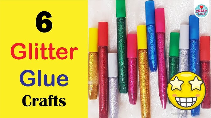 5 Super Easy Glitter Glue Crafts