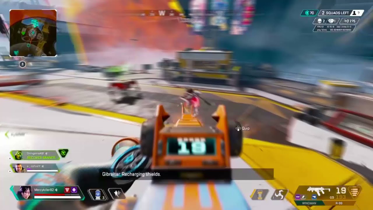 1V3 WITH MOVEMENTE(Apex legends)