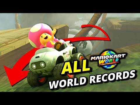 Reacting to EVERY RECORD in Mario Kart World!