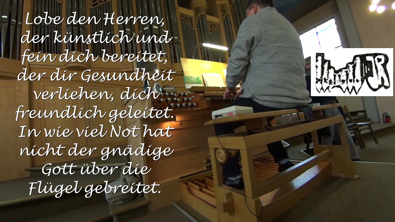 Gotteslob 392 - Lobe den Herren + Nachspielimprovisation - YouTube