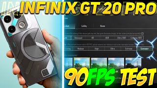 INFINIX GT 20 PRO BGMI 90 FPS TEST 🥶 | INFINIX GT 20 PRO PUBG 90 FPS TEST | INFINIX GT 20 PRO GAMING