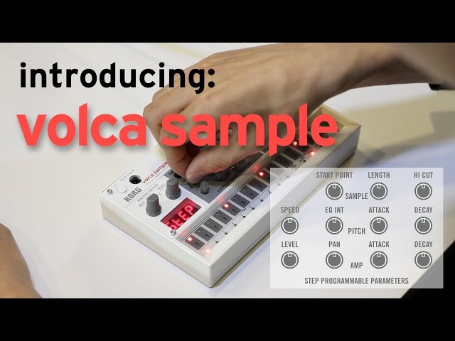 Introducing KORG volca sample - YouTube