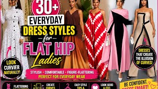 30 Everyday Dress Styles That Make Flat Hips Look Curvier Figure-Flattering Fashion without BBL