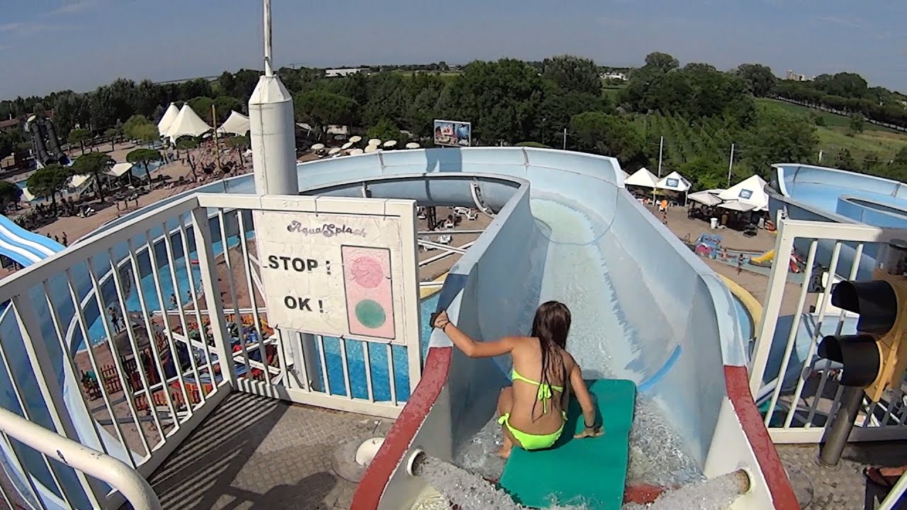 Scary Anaconda Water Slide at AquaSplash