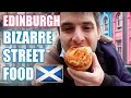 EDINBURGH food vlog - BIZARRE SCOTTISH FOOD you MUST TRY | Scotland vlog and food ASMR