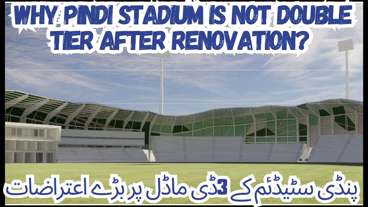 Latest Exclusive Video of Pindi Stadium Renovation Project - YouTube
