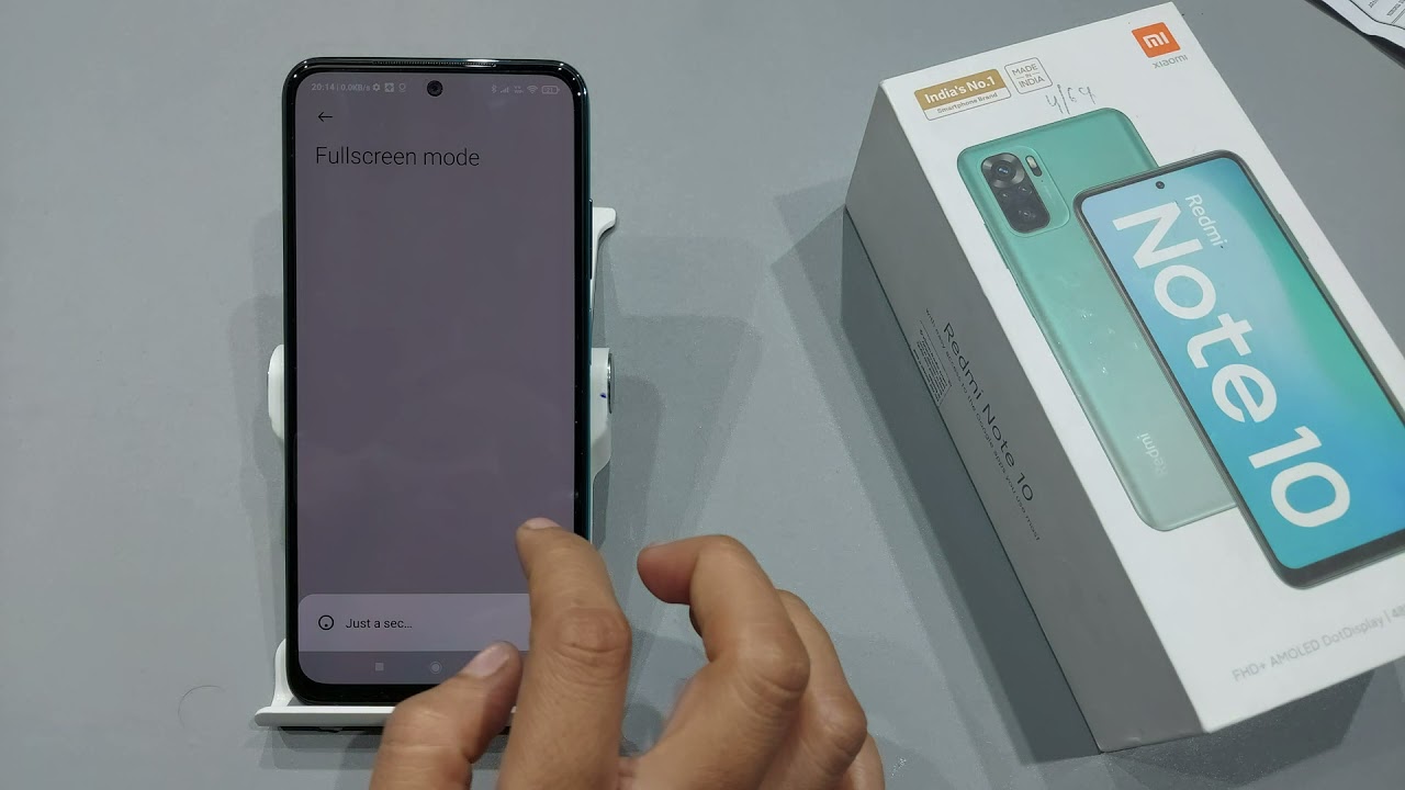 How to set full screen mode in redmi note 9 pro,note 10 | redmi note 9 pro me full screen mode kare