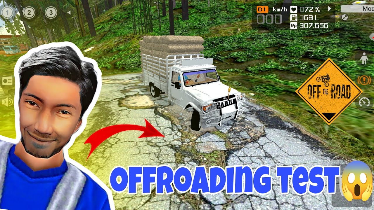 Offroading test with bolero pickup 🛻😱 ||Bus simulator Indonesia 🤩